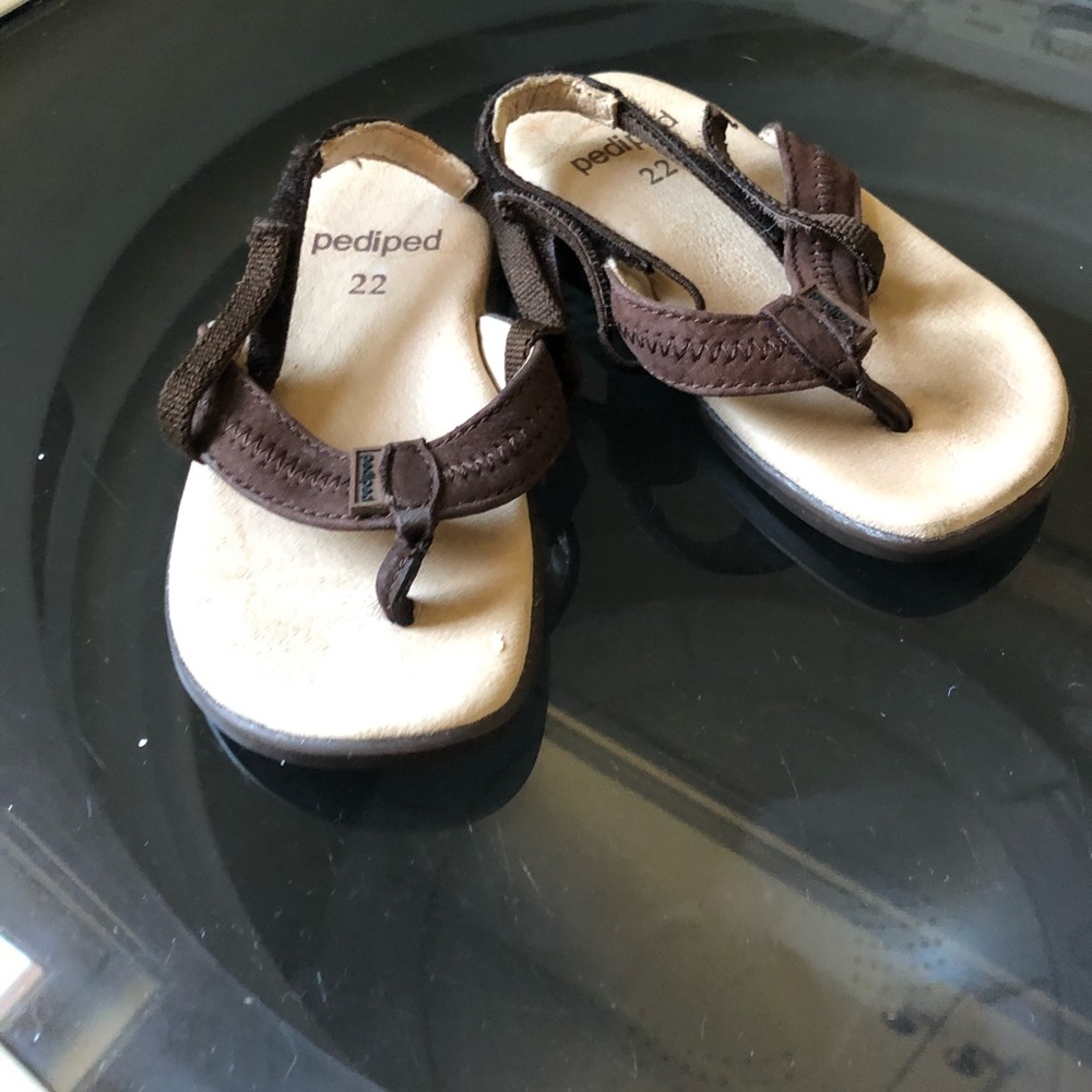 Periods brown sandals (size 22 /size 6)